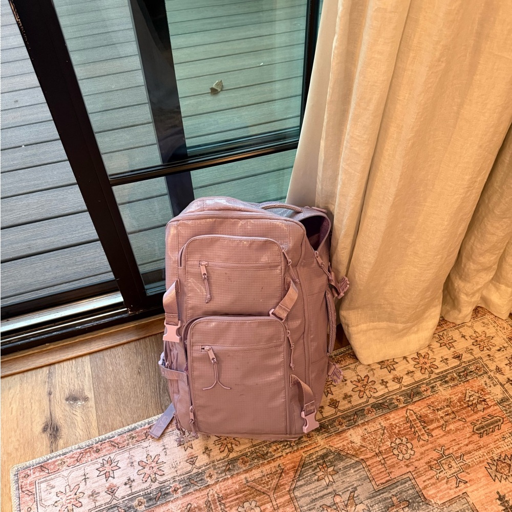 CALPAK Terra 26L Laptop Duffel Backpack- light purple